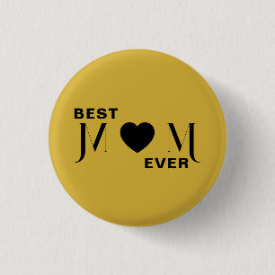 Badge Rond 2,50 Cm Meilleure Maman Inspirante Conception de Cadeau de