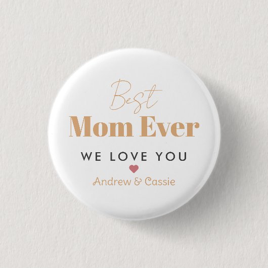 Badge Rond 2,50 Cm Meilleure maman jamais (Devant)