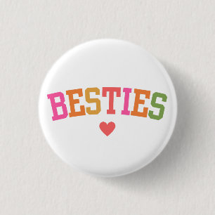 Badge Rond 2,50 Cm meilleures amies