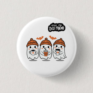 Badge Rond 2,50 Cm Meilleurs amis fantômes