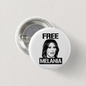 BADGE ROND 2,50 CM MELANIA LIBRE - (Devant & derrière)