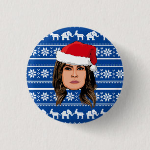 BADGE ROND 2,50 CM MELANIA TRUMP