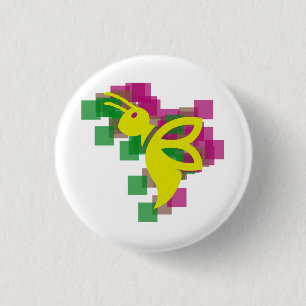 Badge Rond 2,50 Cm Melissa