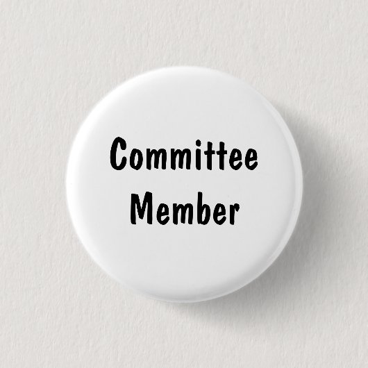 Badge Rond 2,50 Cm Membre du comité (Devant)