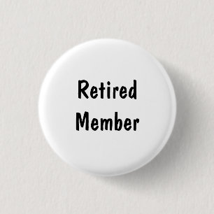 Badge Rond 2,50 Cm Membre retraité