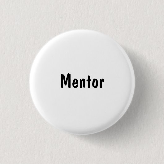 Badge Rond 2,50 Cm Mentor (Devant)