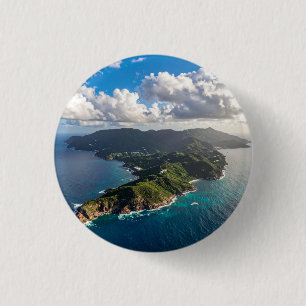 Badge Rond 2,50 Cm Mer et île