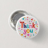 Badge Rond 2,50 Cm Merci (Devant & derrière)