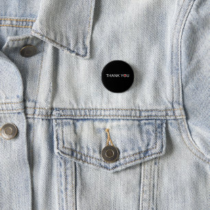 Badge Rond 2,50 Cm Merci au coeur rouge