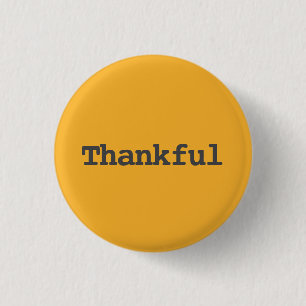 Badge Rond 2,50 Cm Merci - Typographie Bon thanksgiving