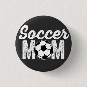 Badge Rond 2,50 Cm mère de football