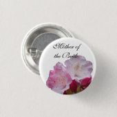 Badge Rond 2,50 Cm mère de la mariée/marié (Devant & derrière)