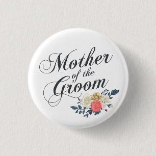 Badge Rond 2,50 Cm Mère du Mariage de la chambre  Bouton de la broche