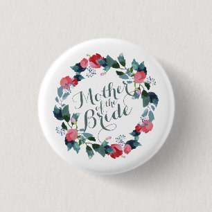 Badge Rond 2,50 Cm Mère élégante de la jeune mariée épousant le