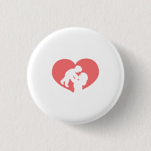 Badge Rond 2,50 Cm Mère et Fils (Devant)
