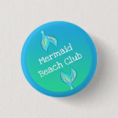 Badge Rond 2,50 Cm Mermaid Beach Club (Devant)