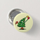 Badge Rond 2,50 Cm Merry Christmas - (Devant & derrière)