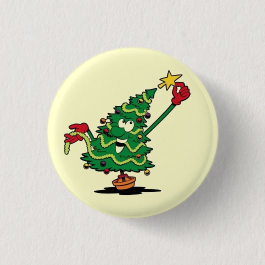 Badge Rond 2,50 Cm Merry Christmas - (Devant)