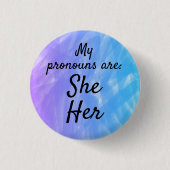 Badge Rond 2,50 Cm Mes pronostics sont Elle (Devant)