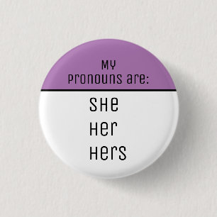 Badge Rond 2,50 Cm Mes pronostics sont "Elle Hers"
