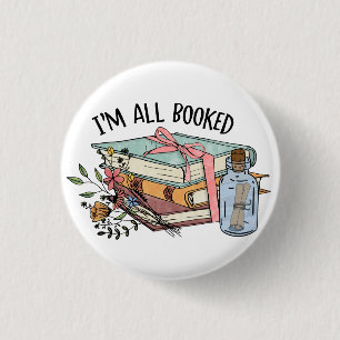 Badge Rond 2,50 Cm Message de carnet en ruban pour toutes les fleurs