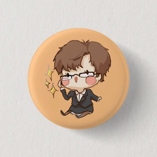 Badge Rond 2,50 Cm Messager mystique : Bouton scintillant de Jaehee