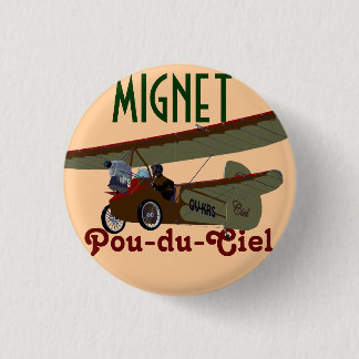 Badge Rond 2,50 Cm Mignet Pou-du-Ciel KRS