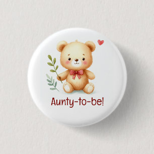 Badge Rond 2,50 Cm Mignonne Teddy Bear Whimsical Art