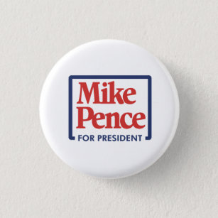 Badge Rond 2,50 Cm Mike Pence pour le président 2024