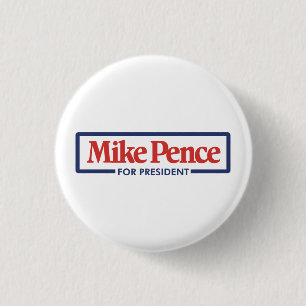 Badge Rond 2,50 Cm Mike Pence pour le président 2024