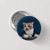 Badge Rond 2,50 Cm Milu Cat (Devant & derrière)