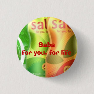 Badge Rond 2,50 Cm mini bouton de saba