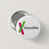 Badge Rond 2,50 Cm Mini-Bouton du logo 23andMe (Devant & derrière)