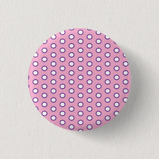 Badge Rond 2,50 Cm Minimal Polka Dot buttom  (Devant)
