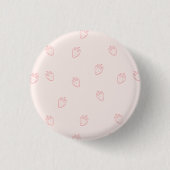 Badge Rond 2,50 Cm Minimalisme de la Fraise (Devant)