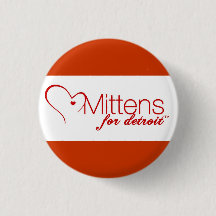 Mitaines pour le bouton de Detroit Pinback