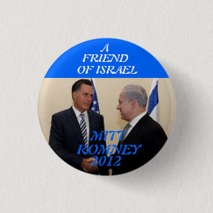 BADGE ROND 2,50 CM MITT ROMNEY 2012