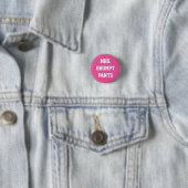 Badge Rond 2,50 Cm Mme Grumpy Pants Button (En situation)