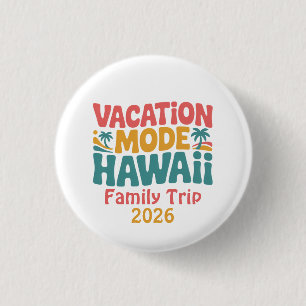 Badge Rond 2,50 Cm Mode Vacances Hawaï Paradis Tropical Ambiance Été