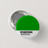 Badge Rond 2,50 Cm Modèle de couleurs HEXADECIMAL (Devant & derrière)