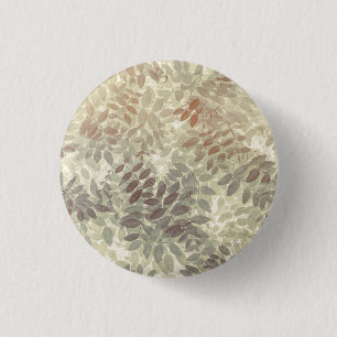 Badge Rond 2,50 Cm Modèle de feuilles de vesce Îles San Juan, WA