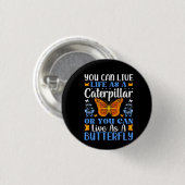 Badge Rond 2,50 Cm modèle-papillon (Devant & derrière)