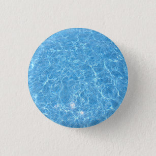 Badge Rond 2,50 Cm Modèle sur mesure Piscine bleue Eau bleue Vide