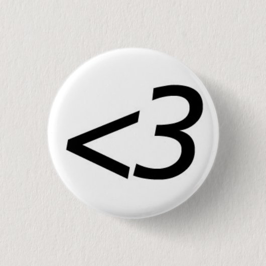 Badge Rond 2,50 Cm Moins de trois (Devant)