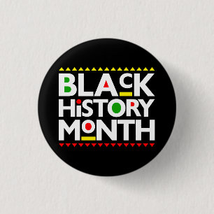 Badge Rond 2,50 Cm Mois de l'histoire noire Melanin Hommes Femmes Fêt