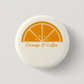 Badge Rond 2,50 Cm Moitié-tranche orange (Devant)