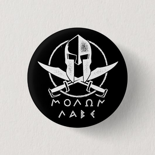 Badge Rond 2,50 Cm Molan Labe viennent le prendre (Devant)
