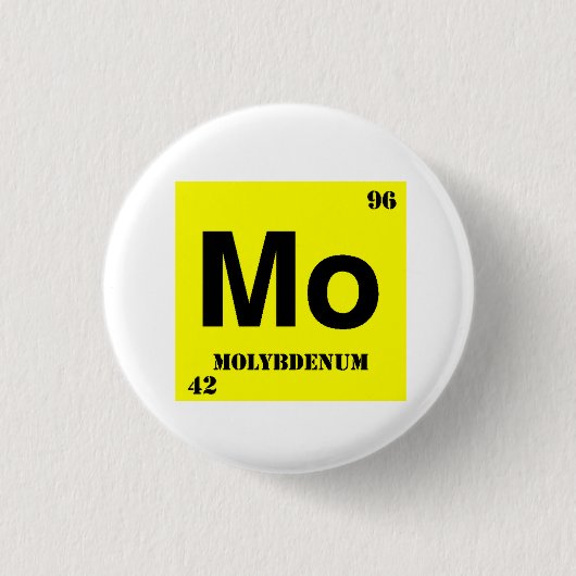 Badge Rond 2,50 Cm Molybdène (Devant)