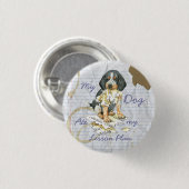 Badge Rond 2,50 Cm Mon Berner A Mangé Mon Plan De Leçon (Devant & derrière)