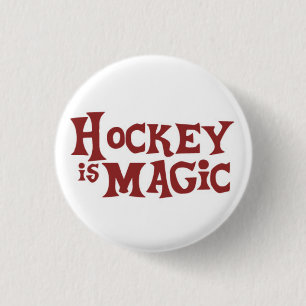 Badge Rond 2,50 Cm Mon petit Blackhawk, hockey est magique